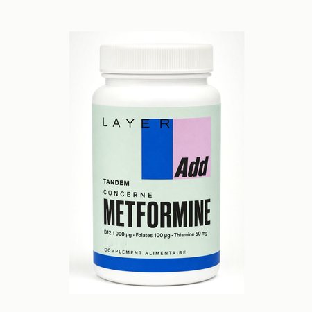 Layer Add Metformine, flacon de 60 gélules